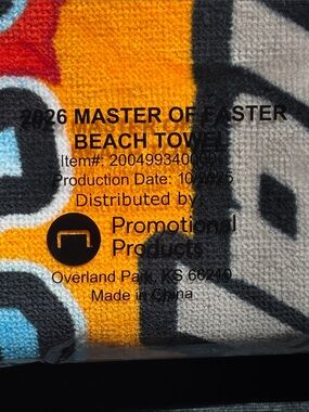 NWOT Snap-on 2026 Master of Faster Beach Towel